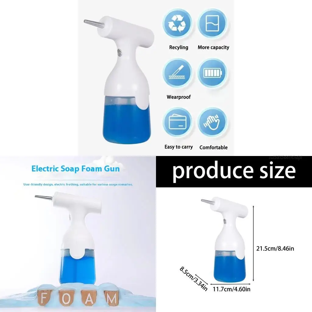 27RB Electric Foam Maker White Multfunctional Foaming Machine Face Cleanser Tool