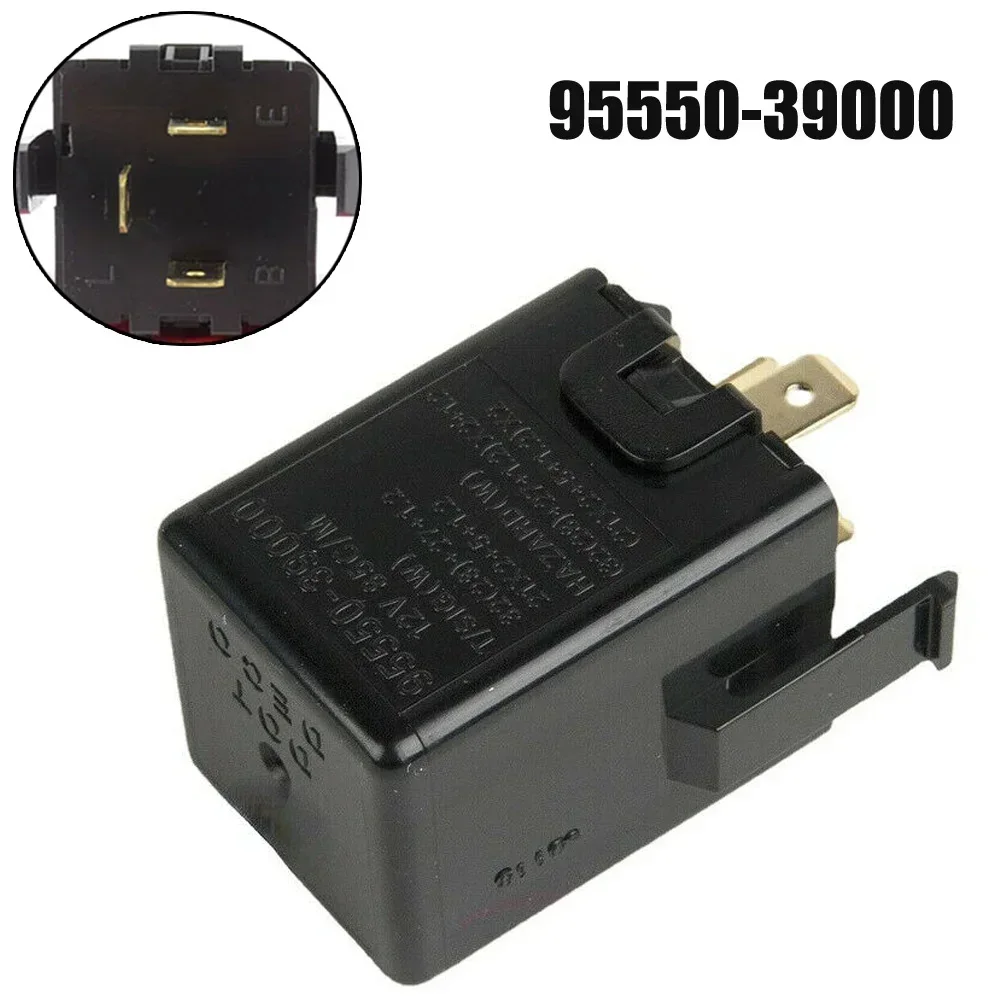 Turn Signal Flasher Relay LED Indicator Light Warning 3 PIN Flasher 95550-34000 9555039000 Car Electronic Accessories