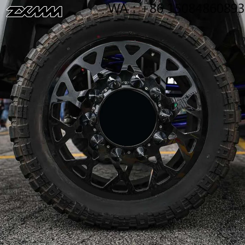 

High end customized wheel hub, 22-30 Inch Heavy Duty Dually Forged Wheel, multi-heavy PCD durable truck vehicle rim parts