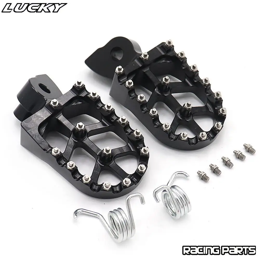 Motorcycle CNC Foot Pegs Rests Footrest Footpeg Pedals For YAMAHA YZ 85 125 250 YZ250F YZ426F YZ450F WR250F WR400F WR426F WR450F