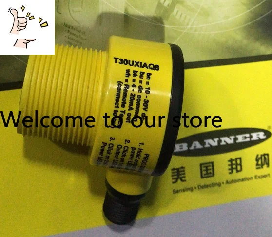 T30UXIAQ8 T30UXIA Banner Ultrasonic Sensor 4-20mA Current Analog Output