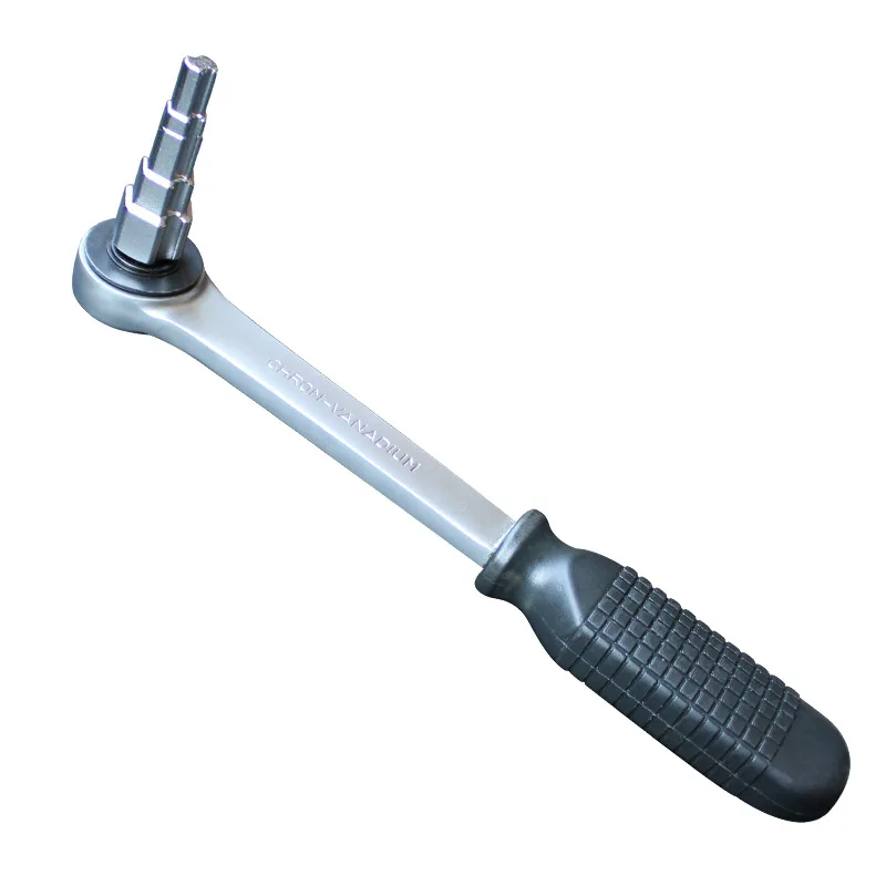 

Durable Radiator Spanner Multi used Home Supplies Nipples Radiator Carbon Steel Ratchet Spanner Stepped Wrench Hand Tool