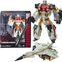 In Stock Hasbro Transformers IDW Classic Combiner Wars Silverbolt Voyager Class Anime Figure Model Collectible Action Toys Gifts