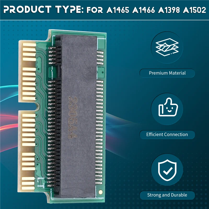 Adaptateur de conversion SSD M.2 NVME pour Air Pro Retina amélioré mi 2013-2017, Kit amélioré SSD AHCI