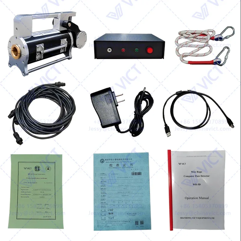 Inspección de cables MFL, probador de cables de 1mm-300mm, detector de fallas de cables