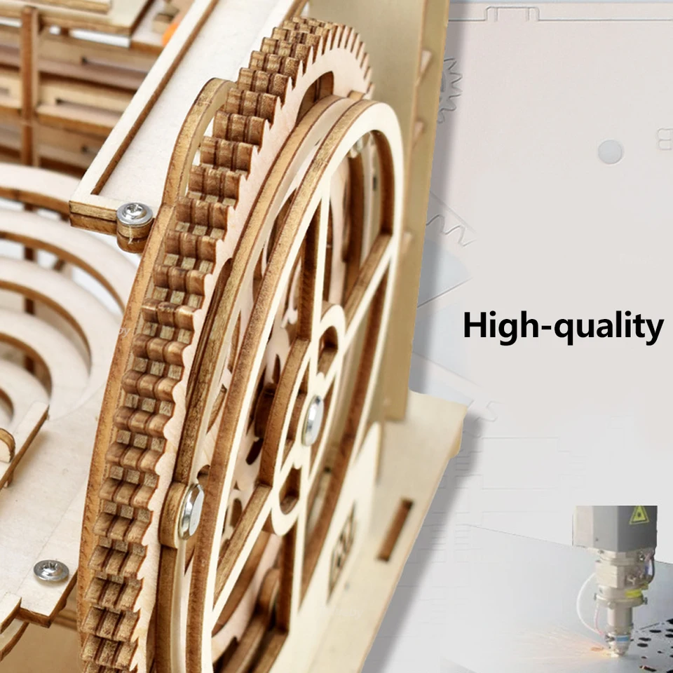 3D Houten Puzzel Marble Maze - Doe-Het-Zelf Mechanisch