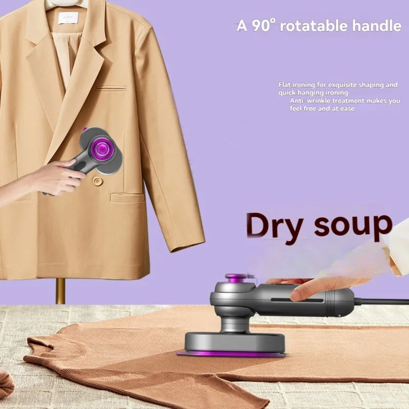 【EASTER DAY】Foldable Handle Garment Steamer Handheld Portable- Global 240V, Multi-Plug, Titanium Inner, US Plug