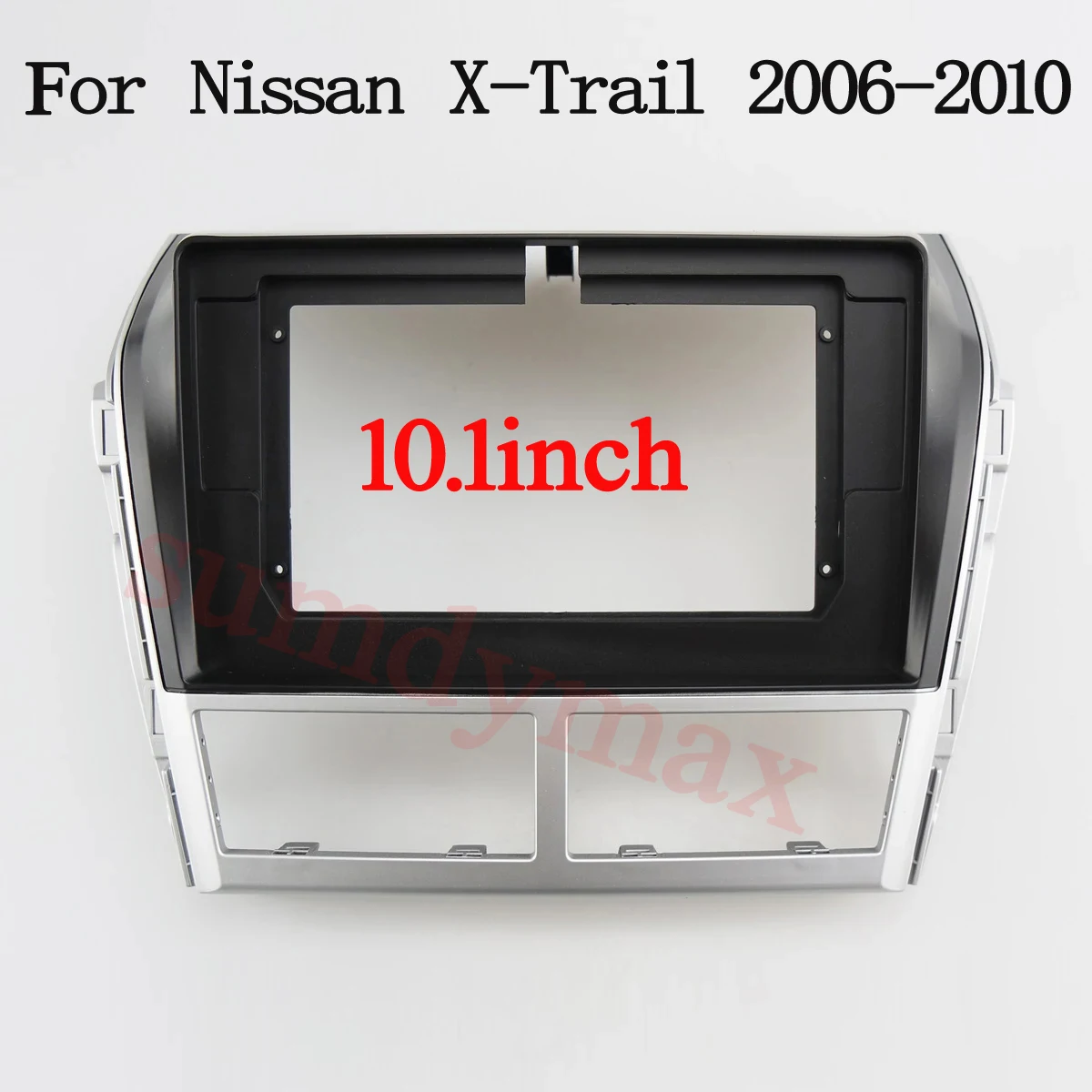 10.1 Inch Car Radio Fascias For NISSAN X-TRAIL Xtrail 2006-2010 Dashboard Panel Frame 2 Din DVD GPS Mp5 Android Player Trim Kit