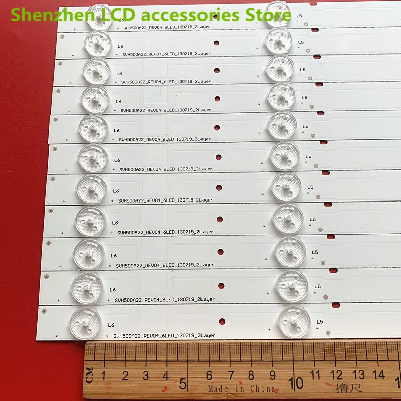 Hisense 50 인치 LCD TV LED 스트립, LED50K20JD SVH500A22 LED50EC280JD 557mm x 20mm 6LED 100%, 신제품