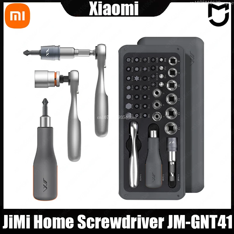 XIAOMI JIMIHOME Screwdriver Set Socket Multi-function Repair Tool Ratchet Screwdriver Wrench Screwdriver JM-GNT41
