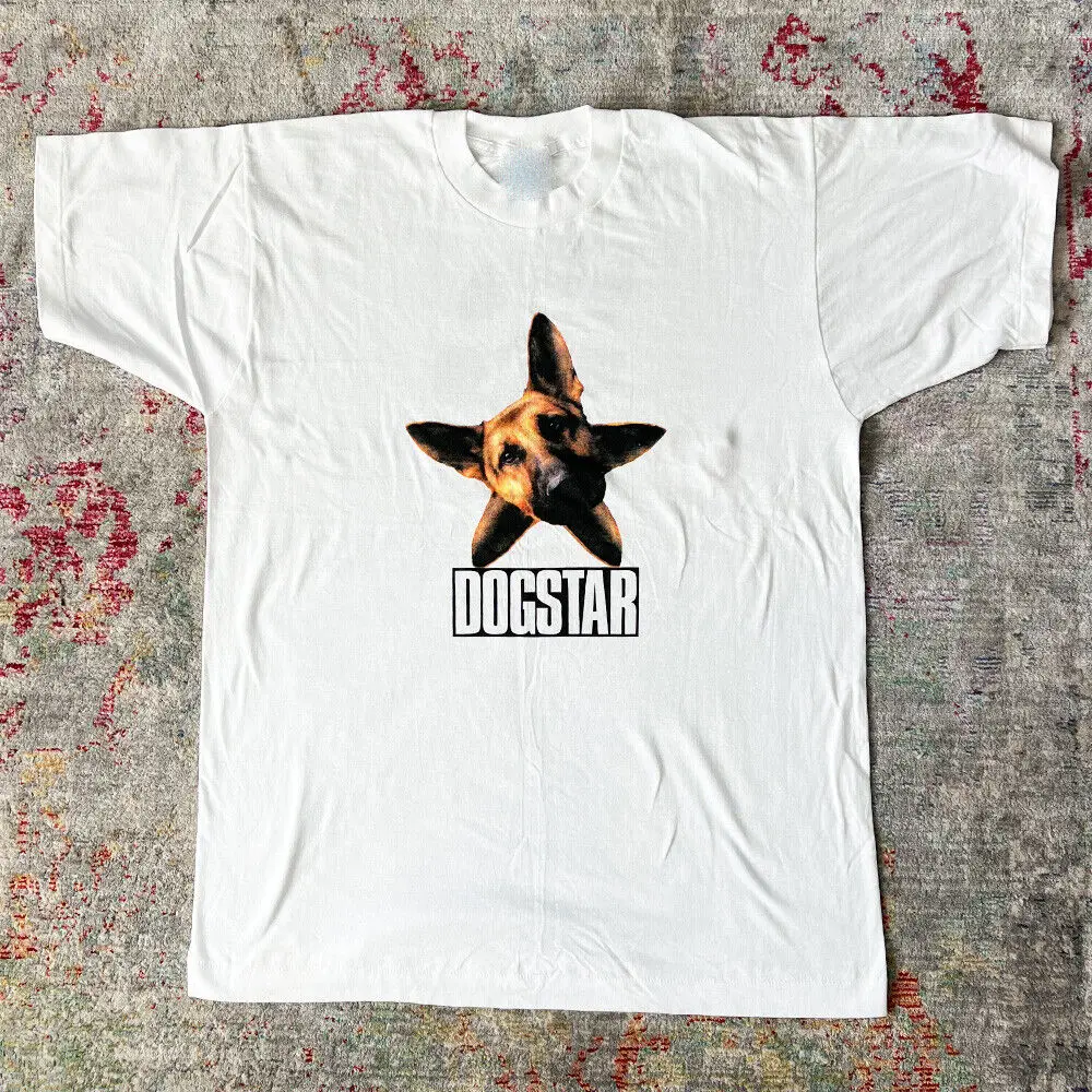 

Белая хлопковая рубашка Vtg Dogstar Band Dog Days of Summer Tou, полный размер J487