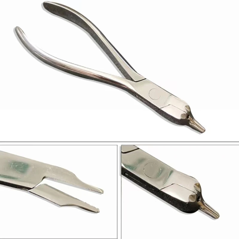 

Dental Orthodontic Forcep Three Jaws Plier Bending Clasp Making Split Springs Cutting Steel Wire Medical Dentist Tools