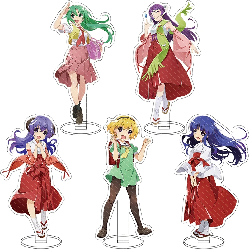 16CM Anime Game Figure Higurashi When They Cry‌ Ryugu Reina Sonozaki Mion Furude Rika Cos Acrylic Stand Ornaments Gifts
