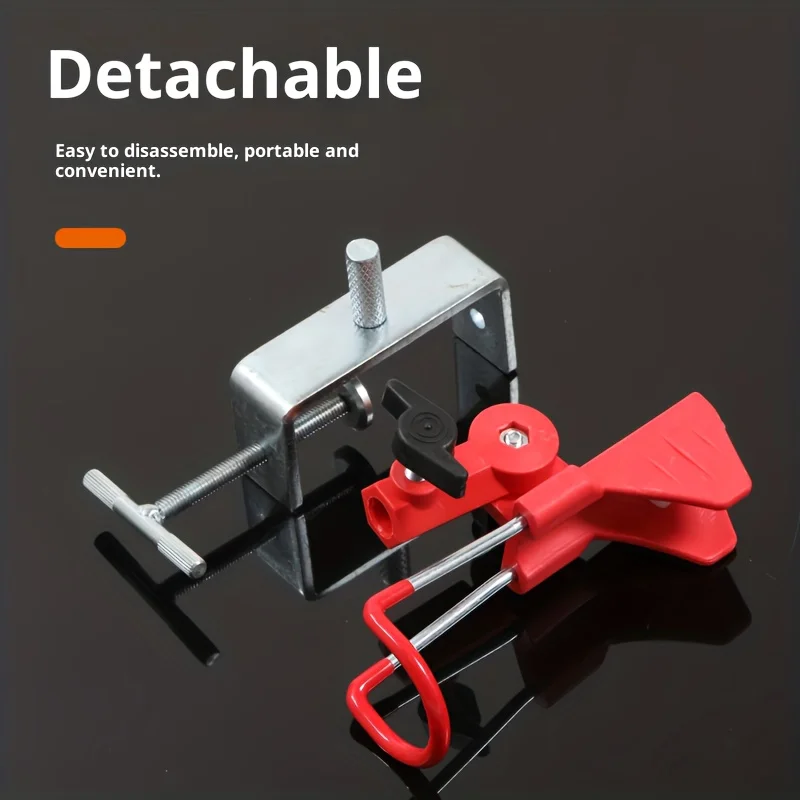 

Fishing Rod Pole Stand Bracket Support Holder Clamp Fishing Tackle Tool Self-Locking with 360° Rotating Base For Boat Bridge