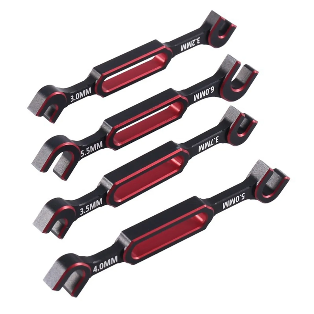 Imagem -05 - Metal Wrench Conjunto para rc Car Ball Head Tensor End Joint Removedor Ferramentas de Reparo 3. 3.7. 4. 5.5. Milímetros Peças