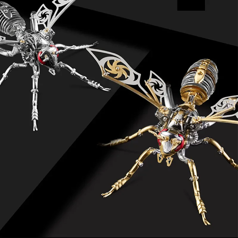 3D Insect Bumblebee Metal Assembly Model Boys Girls Creative Handmade Diy Decoration Gift Children Model Building Kits Toys