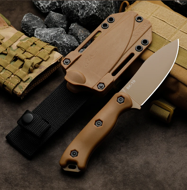 Hochhärte-Outdoor-Schneidwerkzeug, leicht zu transportieren und zu verstauen, kleines Messer für Notfälle beim Wandern und Camping in der Wildnis. – Detail 10