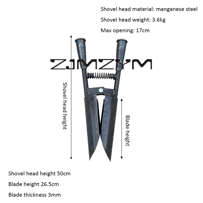 1Pc Multifunctional Spade ,Shovel For Digging Out Soil , Spade Digging Electric Poles Planting Trees Divine Tools