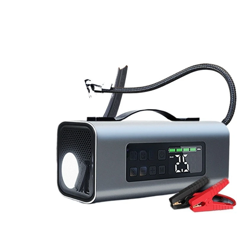 

Car start power supply 12V intelligent car air pump multi-function power bank