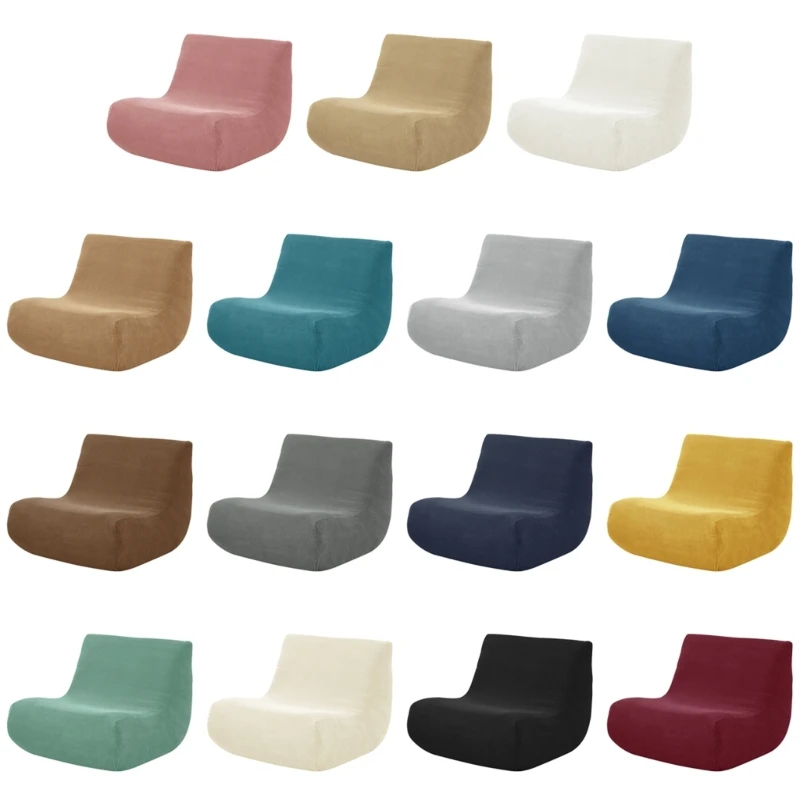 

Armless Single Sofa Seats Cover Stretch Soft Couch Cushions Protectors