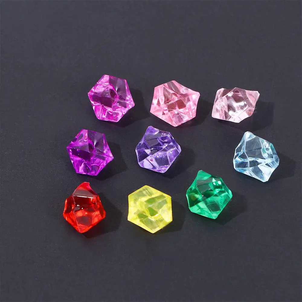 الملونة الاكريليك حوض السمك المشهد DIY بها بنفسك الحرفية خزان الأسماك الديكور الحلي الحصى الأحجار الاصطناعية حصوه زهرية حشو #5