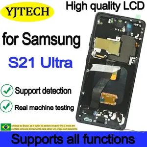 Bilashmart Dynamic AMOLED 120Hz 6.8'' Replacement Samsung S21 Ultra 5G LCD Display Touch Screen SM G998B SM G998B/DS SM G998U