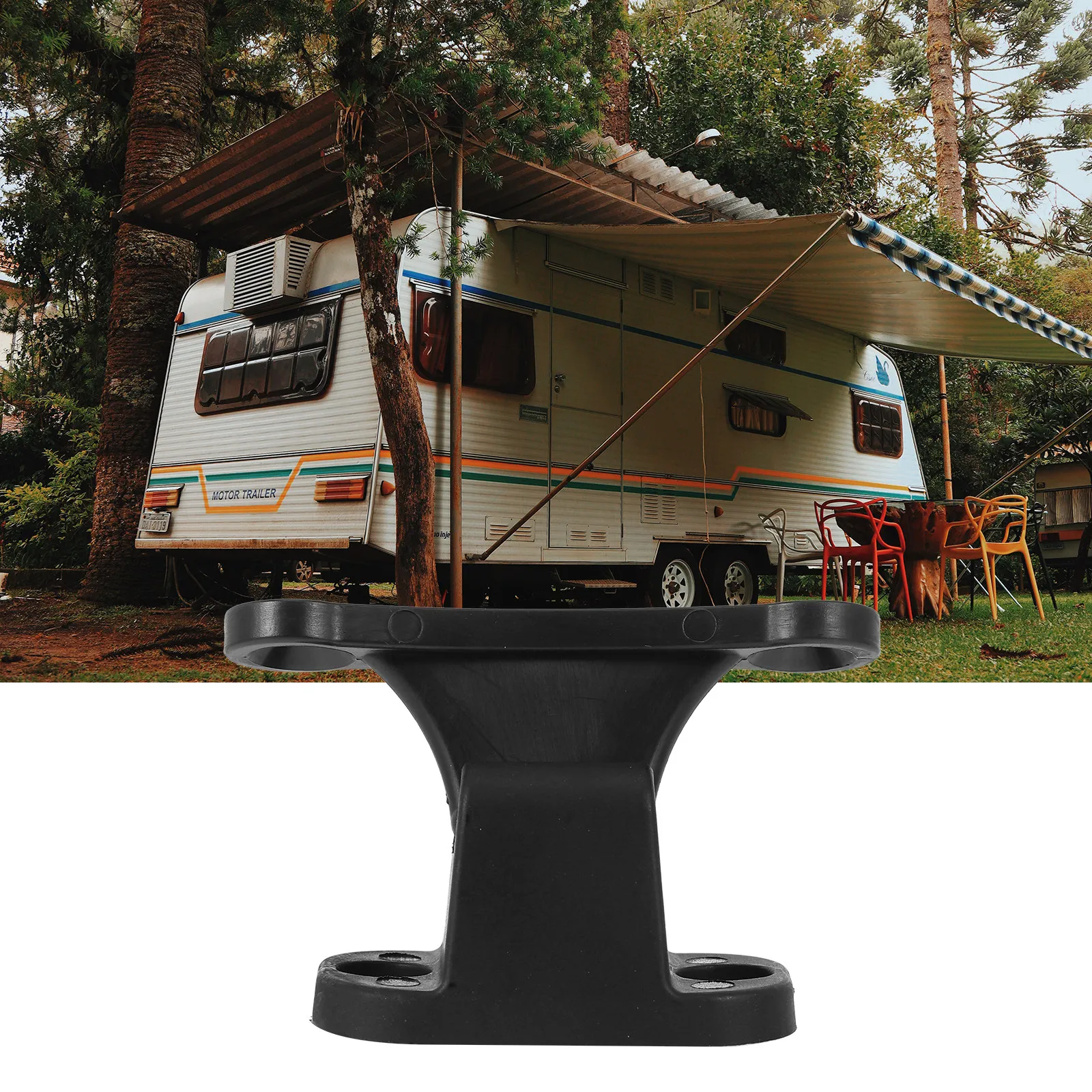 

2 шт. Т-образные нейлоновые фиксаторы-ограничители для дверей автодомов, кемперов, домиков, простая установка, стабильное позиционирование двери