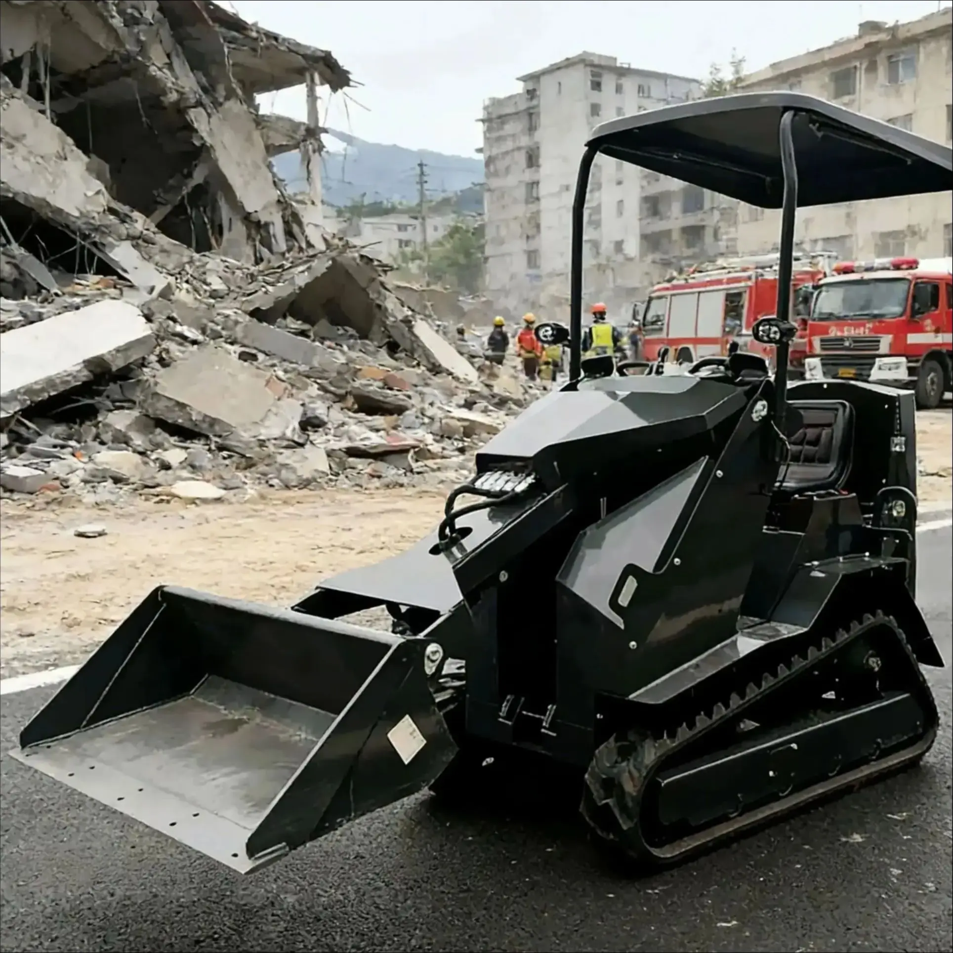 جرافة انزلاقية مخصصة صديقة للميزانية - متعددة الأغراض للبناء والزراعة