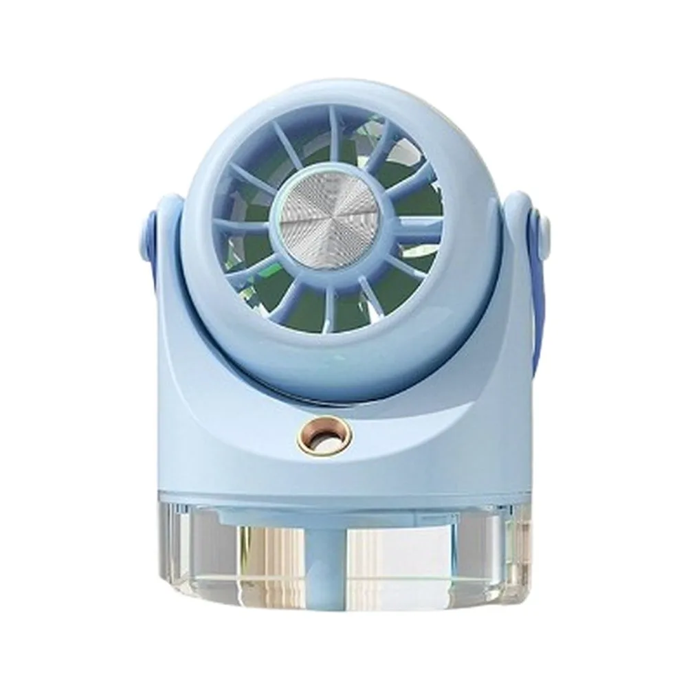 For Hot Summer Days As Picture USB Mist Fan Low Noise Operation High-frequency Atomizer Touch Control Settings