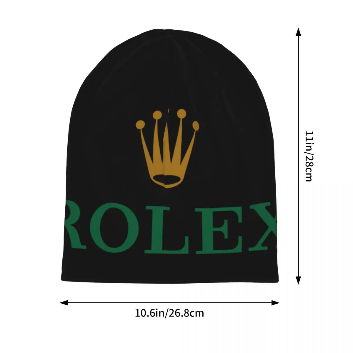 R-ROLEX Slouchy Knitted Beanie Hat for Man Woman Fall Winter Bonnet Hat Cozy Warm Skullies Caps