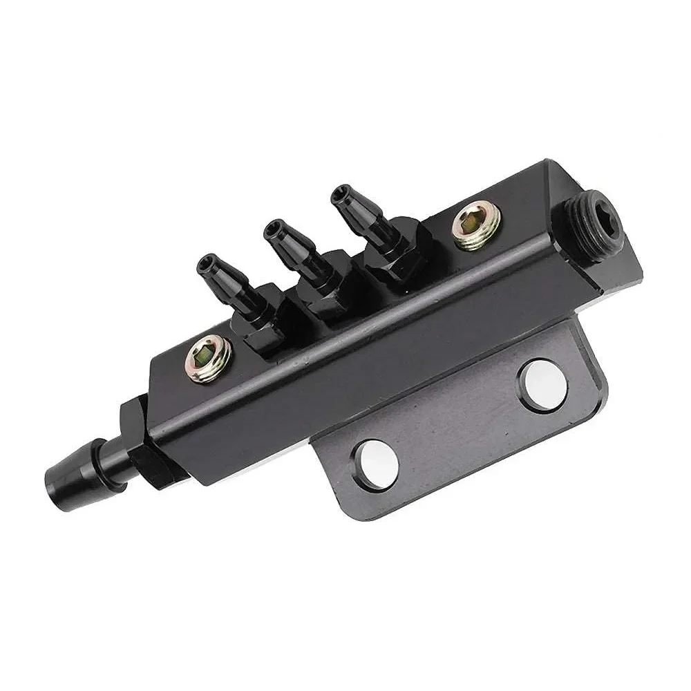 Vacuum Manifold Block Vacuum Port Block 1/8NPT Fuel Gas Wastegate Turbo Boost 5 Port Car Vacuum Block Intake Manifold Kit