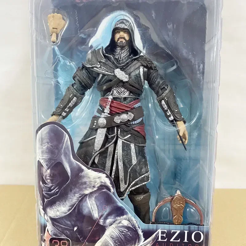 Assassin\'s Creed III Action Figure EZIO Figuras Toys NECA Game Figurine Anime Figura PVC Collection Model Doll Gift for Children