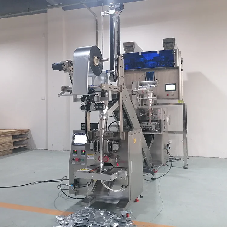 High Quality Nylon Filter Paper Tea Bag Packing Machine for Pyramid Triangle Tea Bag Commercial Use Customize