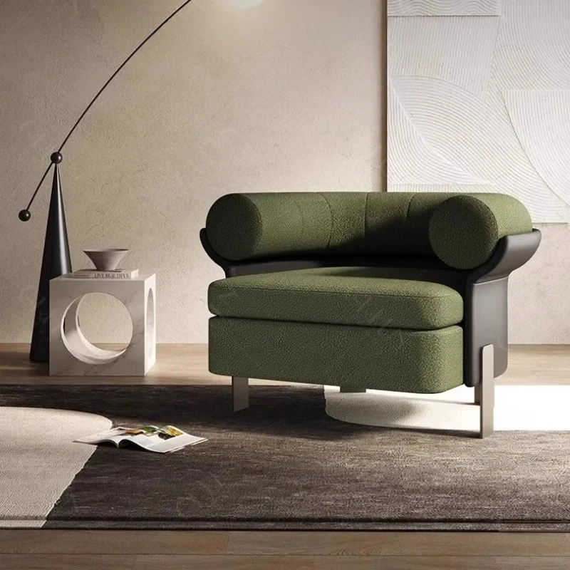 Backrest Designer Light Luxury Minimalist Throne Quality Romantic Living Room Chairs Aesthetics Comfortable Sillon Furniture