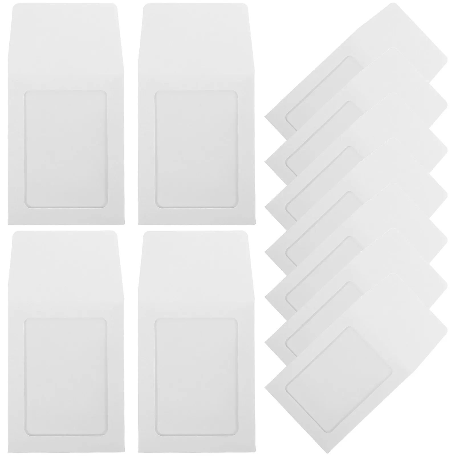 

20Pcs Anti-Scratch Clear Card Envelopes Photo Cards Sleeves for Basketball Baseball Trading Cards Display Storage