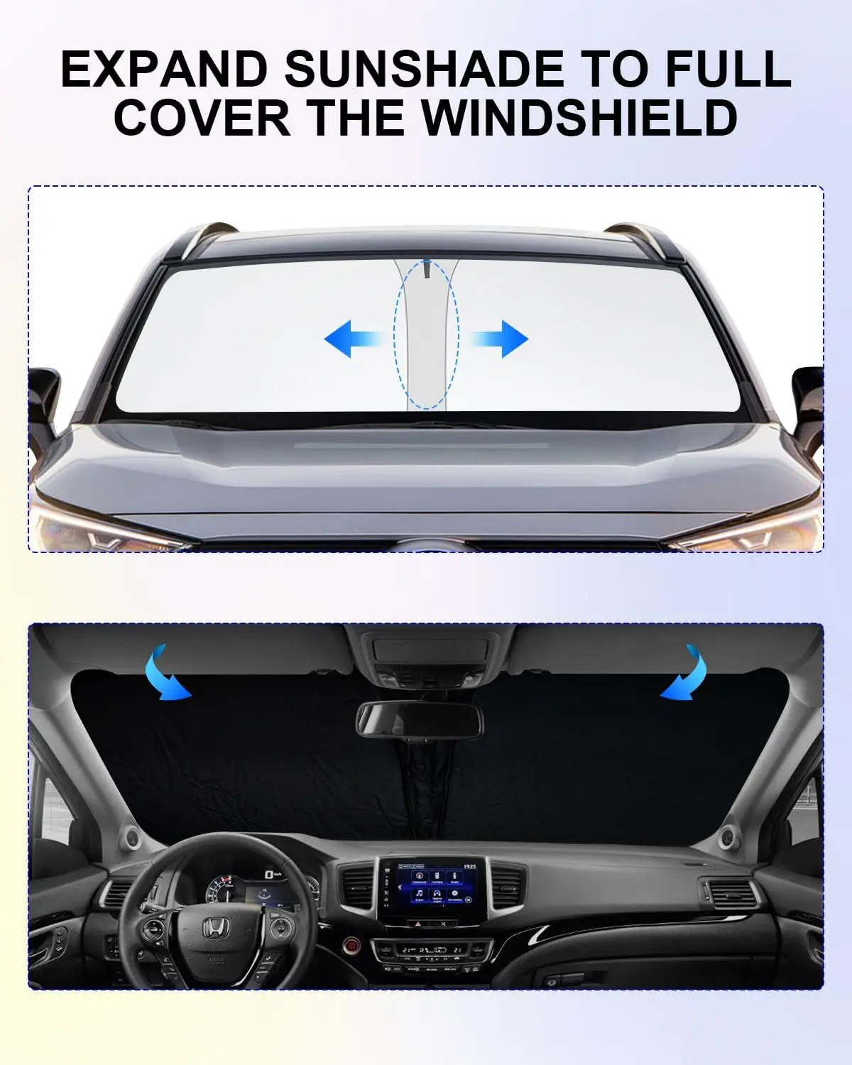 

Солнцезащитный козырек на лобовое стекло автомобиля для HONDA CRV 2012-2016, авто солнцезащитный козырек на переднее окно, УФ-защита, аксессуары для салона автомобиля