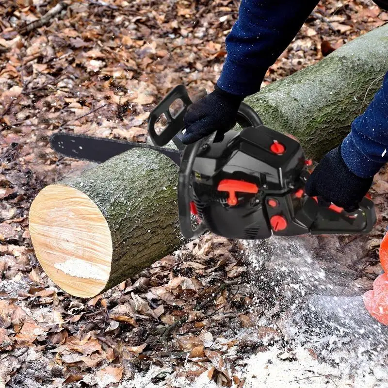 

Top Handle Chainsaw Petrol Handheld Cordless Chain Saw 2.4kw Portable Small Chain Saw For Trees Safe Wood Cutting Lightweight