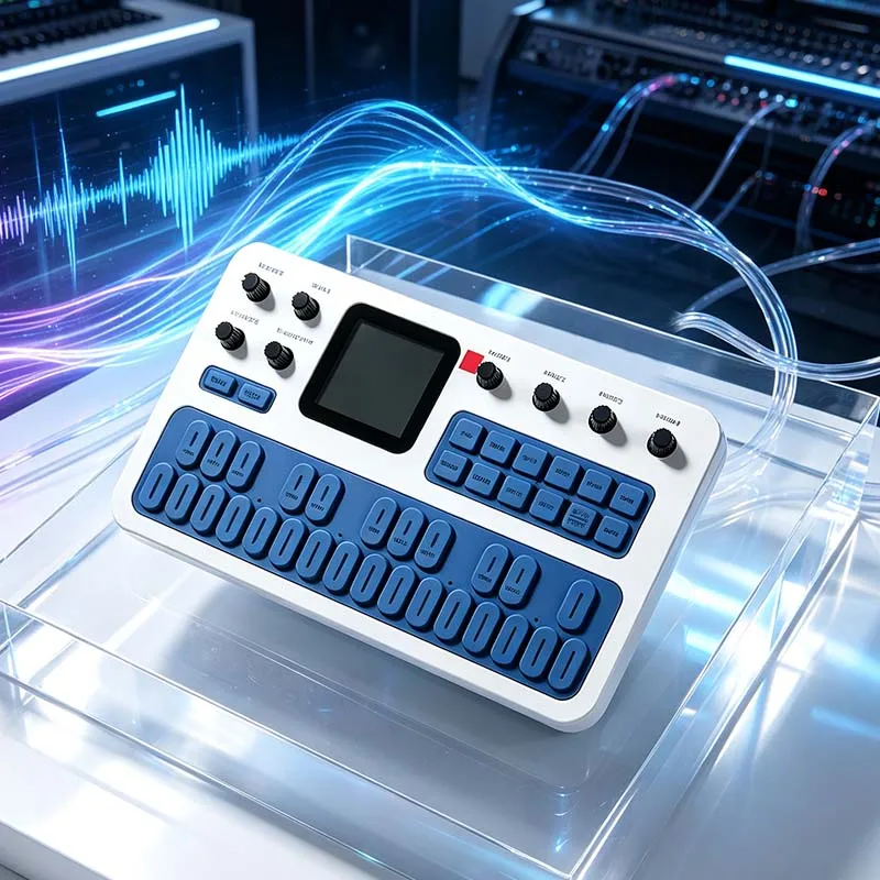 M-Vave FM-1 FM Synthesizer Portable Effect Pedal Bluetooth MIDI Built-in Speaker 128 Presets Music Instrument
