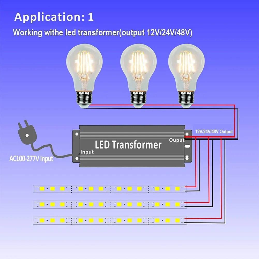 E27 12V 24V LED Light Bulb A19 ST58 6W Daylight White Low Voltage RV Locomotive Room Light