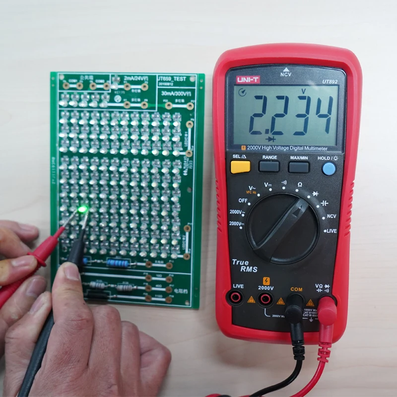 UNI-T UT892 2000V AC/DC High Voltage Digital Multimeter/Full-function false detection protection multimeter/VFC/NCV