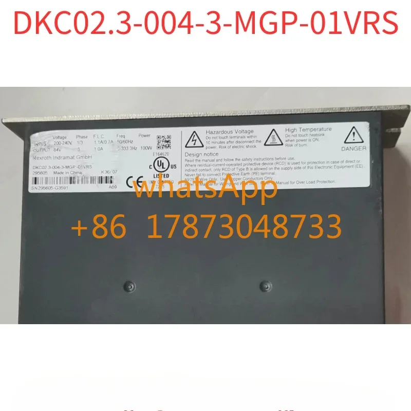 DKC02.3-004-3-MGP-01VRS 100% Tested OK  In  Good Condition