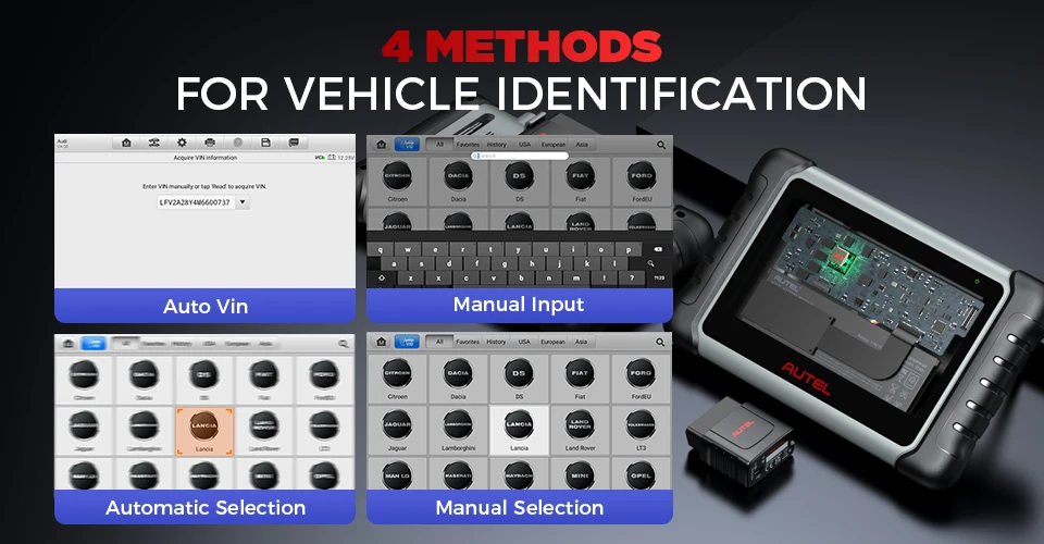 Autel MaxiCOM MK808KBT Diagnostic Tools MK808KBT OBD2 Scanner Code Reader All System Same as MK808BT PRO