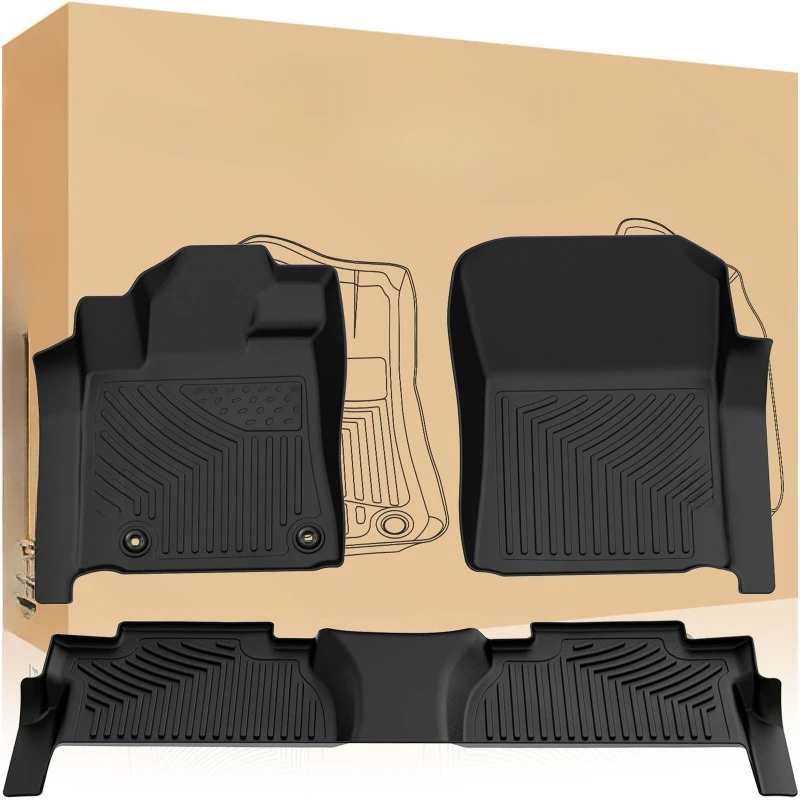 

Floor Mat Liner for 2014-2021 Toyota Tundra Double/CrewMax Cab 3D Mold TPE United States