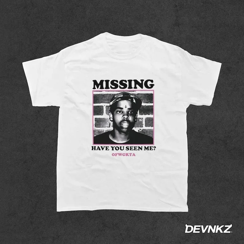 Earl SweaT T-Shirt Missing Have You Seen Me Heavy Cotton mit langen oder kurzen Ärmeln