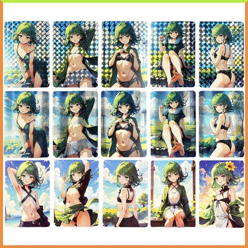 

Anime Goddess Story DIY ACG Senritsu no Tatsumaki Tabletop Game Laser Cards Toys for boys Collectible Cards Birthday Present