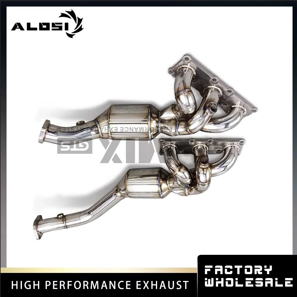 

For 2011 BMW 330i N52 3.0 Downpipe with Catalytic High Performance Exhaust Modified Racing Performance