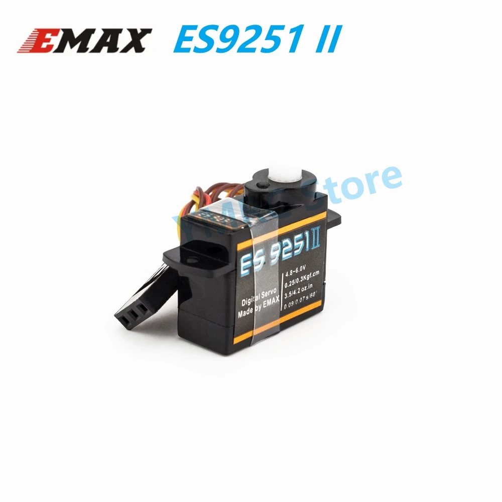 

4 шт. EMAX ES9251 II 4g 0,27 кгс.см @ 4,8 В пластиковая шестерня микроцифровой сервопривод для радиоуправляемой модели самолета с неподвижным крылом