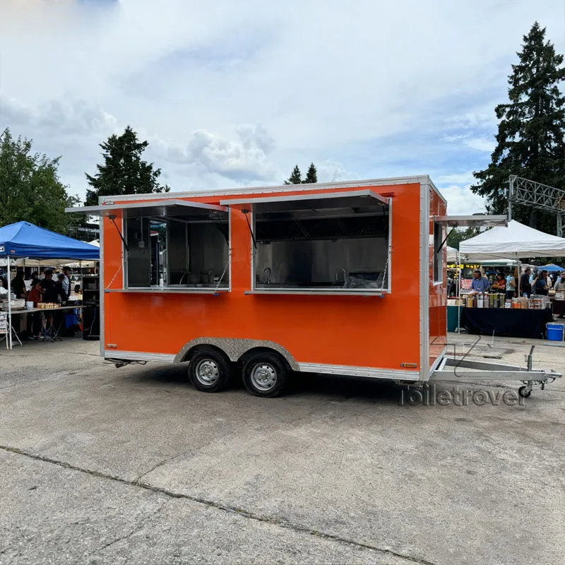 في الهواء الطلق المحمولة شاحنة طعام الشاورما كاميون رقائق رامين تاكو حلال المعكرونة الخبز تاكوياكي المعكرونة مقطورة امتياز الطعام المتنقلة #3