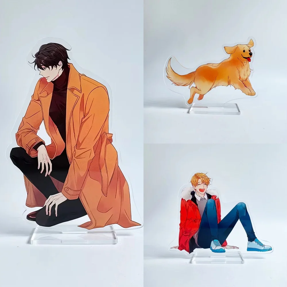 15cm Anime Unintentional Love Story Acrylic Keychain Stand Model Cosplay Characters Ornament Accesorios Goods Collection Gifts
