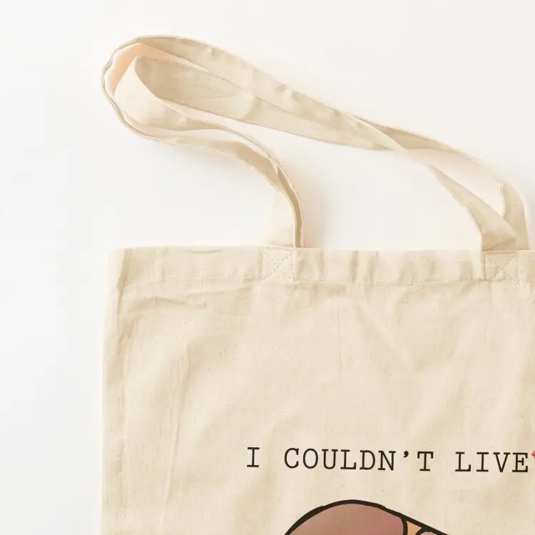I Couldn't Liver Without You (Cute vers.) Tote Bag canvas shopping bag custom bags hand bags shoping bag